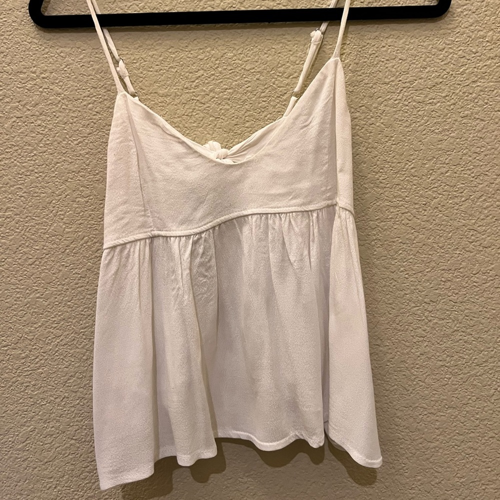 Brandy Melville | Flowy Off White Tank Top